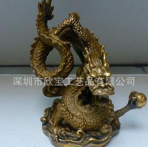 專賣純銅1#抓珠龍 古典擺飾抓珠龍 高端大氣銅龍