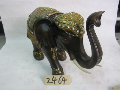 【樹脂陶瓷工藝品動物(黑色吸水長角大象)】價格,廠家,圖片,塑料、樹脂工藝品,德化縣印藝印刷有限責任公司-