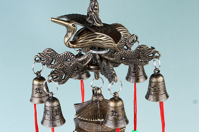 【風(fēng)水風(fēng)鈴 銅鈴鐺平安鐘 招財(cái)保平安 龍鳳鈴仙鶴鐘】?jī)r(jià)格,廠家,圖片,金屬工藝品,潘王良(個(gè)體經(jīng)營(yíng))-
